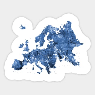 Map of Europe Sticker